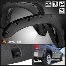 Rugged Textured Pocket Fender Flares Fits 2002-2008 Ram 1500 03-09 Ram 2500 3500