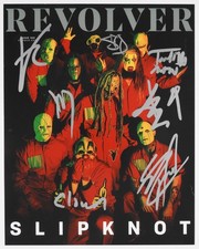 Slipknot Autograph Signed JSA Photo 8 x 10 Sid Wilson Wienberg Clown 7 Sigs!