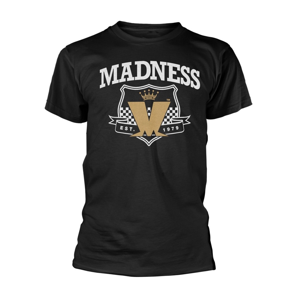 ЧЕРНАЯ футболка MADNESS - EST 1979 среднего размера 4690₽