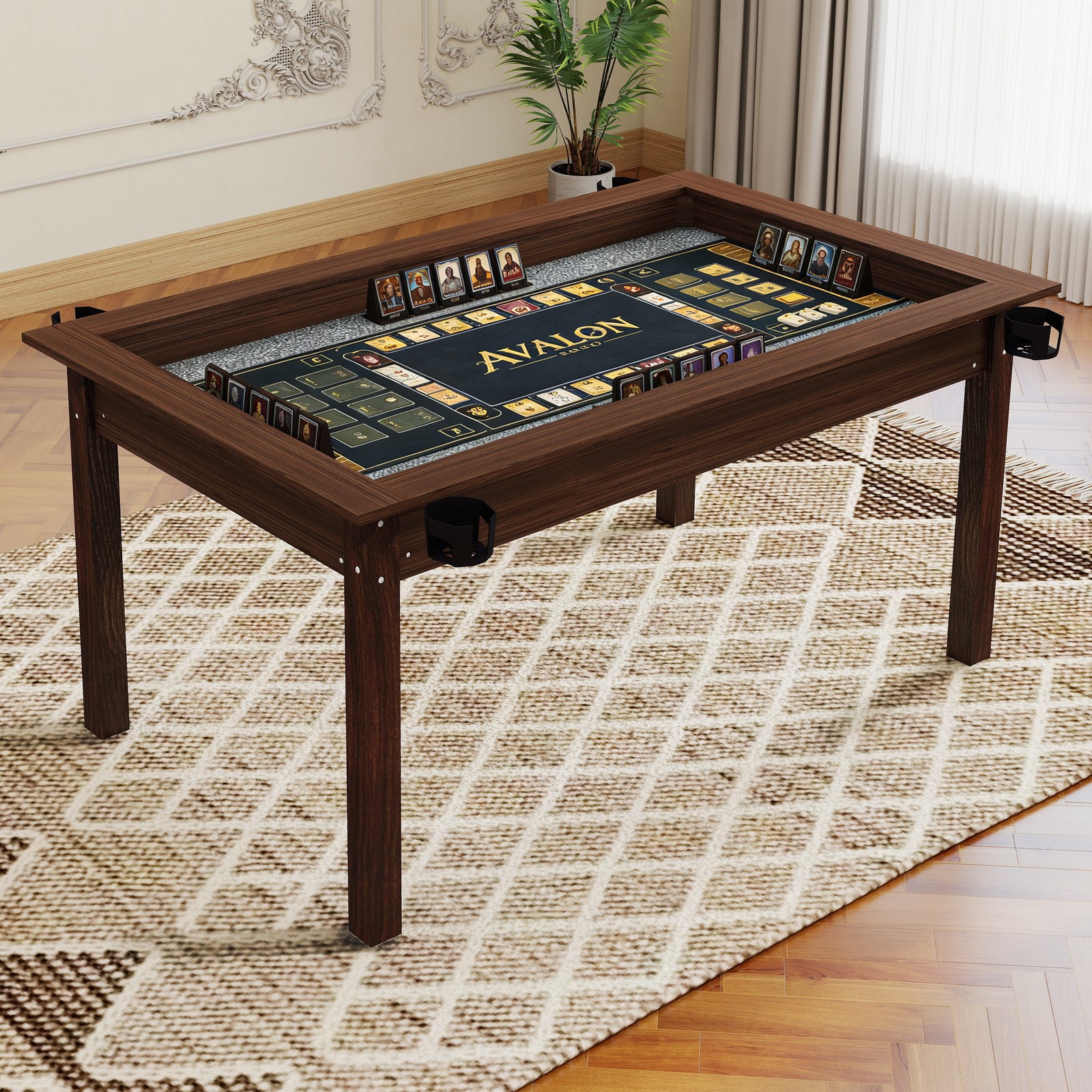 Table With Removable Table Top & Cup Holders For 4&ndash;6 Playe