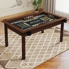 2-in-1 Board Game Table with Removable Table ...