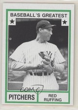 1982 TCMA Baseball's Greatest Pitchers Tan Back Red Ruffing #1982-28 HOF m5x