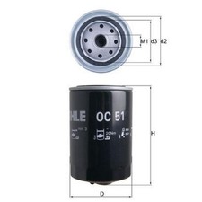 Ölfilter für VW Polo 6V5 86C 86CF 2 3 6V2 Santana 32B Transporter T3 | 2395061