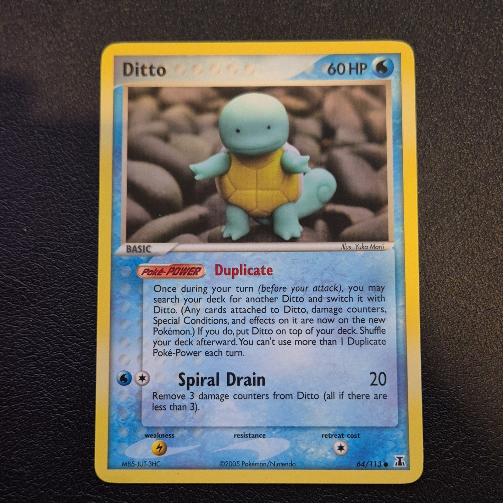 Ditto 64/113 Squirtle NM Common Ex Delta Species Pokemon Card TCG