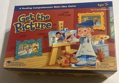 Learning Resources - Get The Picture - A Reading Comprehension Main Idea Game