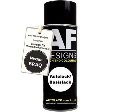 Für Nissan BRAQ Dark Blue Metallic Spraydose Basislack Sprühdose 400ml