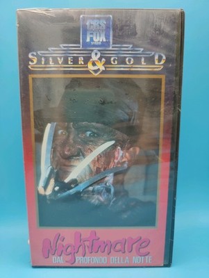 VHS Nightmare Aus den Tiefen der Nacht SILVER & GOLD Freddy Krueger CBS FOX