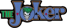 Stickers - Cd Visionary - Dc Comics Joker Logo 6x2.5 Batman New Decal