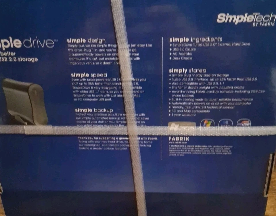 HITACHI SimpleTech SimpleDrive 2TB Hard Drive - Image 3 of 4