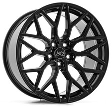 Alloy Wheels 19" 1AV ZX12 Black Gloss For Lexus IS 220d [Mk2] 05-12