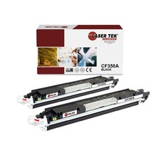 2Pk LTS 130A CF350A Black Compatible for HP LaserJet Pro MFP M176 M177fw Toner