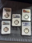 PF70 BEAUTIFUL 2010 SILVER NATIONAL PARKS QUARTER PF70 SILVER 5 COIN SET