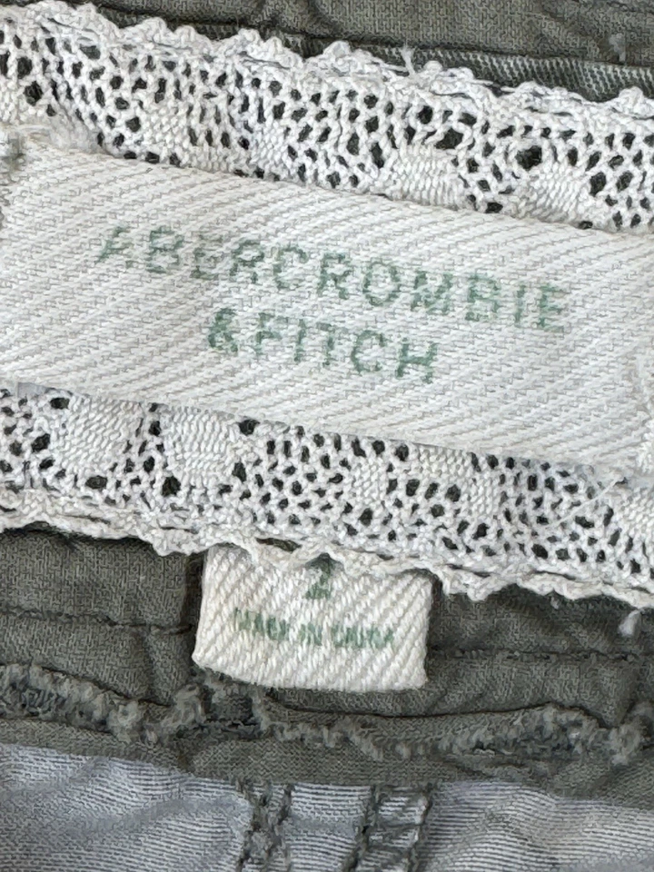 Abercrombie & Fitch Mujer Falda Talla 2 Camuflaje Mini Falda Mezcla Algodón Foto 3 de 4