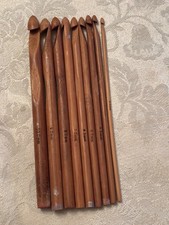 9 Bamboo Crochet Hook Knit Craft Needle Weave Yarn