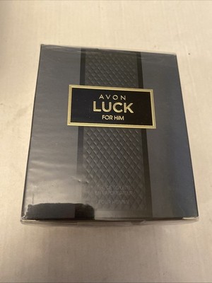 AVON LUCK For Him Eau De Toilette Spray 2.5 FL. OZ. 75 ML NEW SEALED