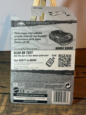 Hot Wheels Honda s2000 Super Treasure Hunt ERROR / STH | eBay