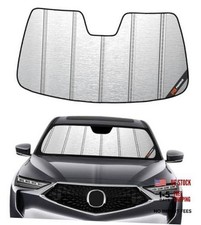 Brushed Silver Windshield Sunshade for Acura MDX 2022-2026