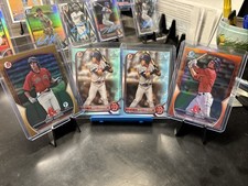 4 Bowman 1st One 1st Edition And 1 Chrome Mikey Romero