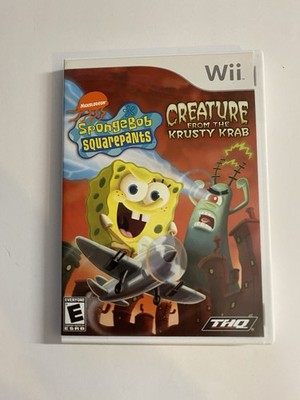 Nintendo Wii Spongebob Squarepants Creature From the Krusty Krab