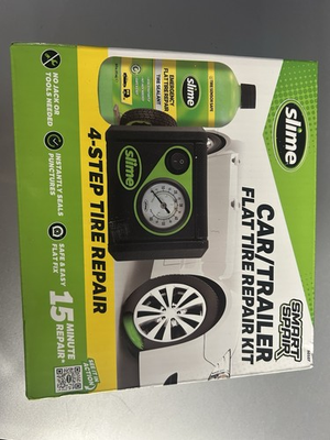 #ad #ad Flat Tire Repair Kit Sealant amp; Air 10 Min Fix Car Trailer Quick Solution $45.00