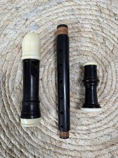 TOP Roessler B Flauto Meister barocco ebano granadille registratore in legno