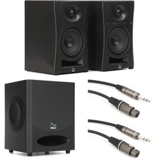 Kali Audio LP-UNF Ultra Nearfield Monitor System and 6.5-inch Powered Subwoofer
