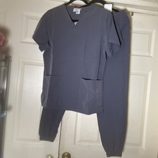 Pewter Scrub Uniform Set
