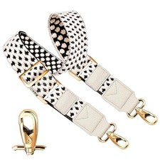 66-inch Non-Slip Replacement Shoulder Strap for Messenger, Tote, 66" Black Dot