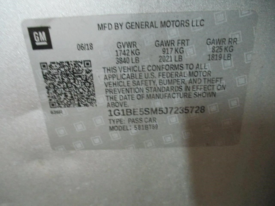 Alternator Fits 16-19 CRUZE 1712693 - Image 4 of 4