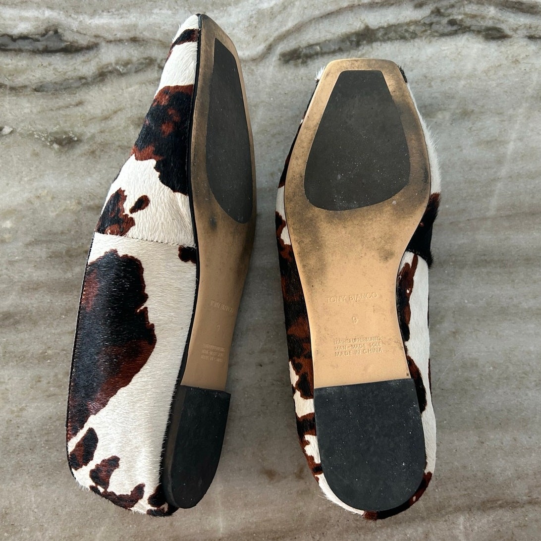 Tony Bianco Bayley Multi Pony Hair Ballet Flats, Women’s Size 9