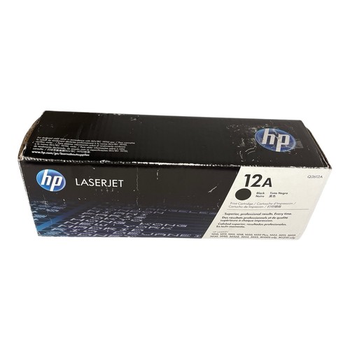 Original HP LaserJet 12A Q2612A schwarze Tonerkassette - NEU OFFENE VERPACKUNG VERSIEGELTE TASCHE - Bild 4 von 8