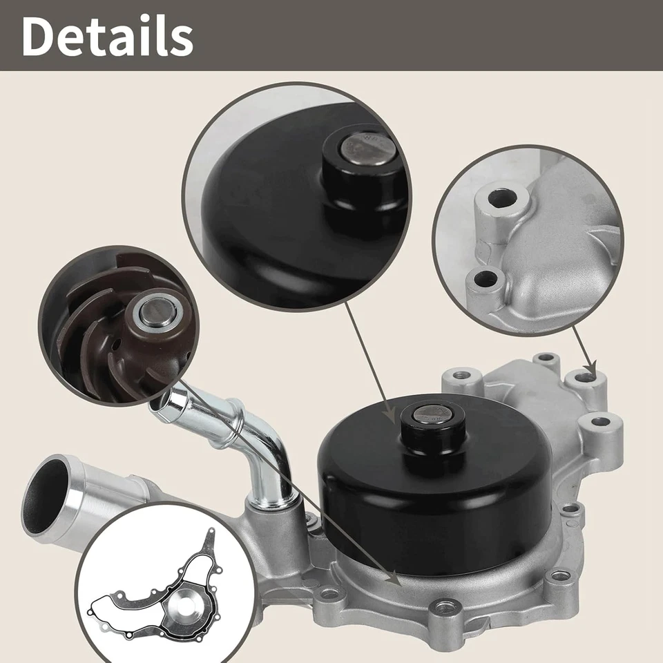 Tensor de cinto e carcaça termostato 145-0002 para Chrysler Jeep Dodge Ram VW 3.6L - Imagem 4 de 4