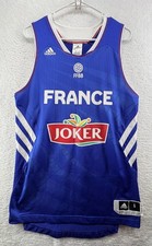 Adidas France National Team Basketball Jersey International League FFBB 2015
