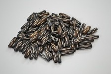 40 PCS CARVED BROWN BUFFALO BONE TUBE BEADING BEADS CRAFT 3/4"