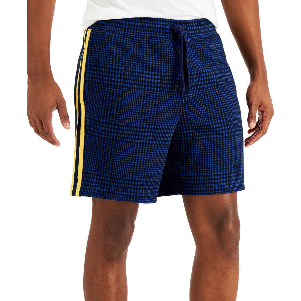 Club Room Мужские уютные повседневные шорты в синюю клетку в полоску L BHFO 9674 3090₽