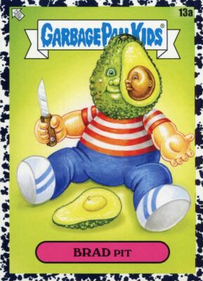 Garbage Pail Kids 2021 Food Fight Black Base Card 13a Brad Pit