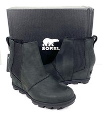 sorel fiona wedge lux bootie
