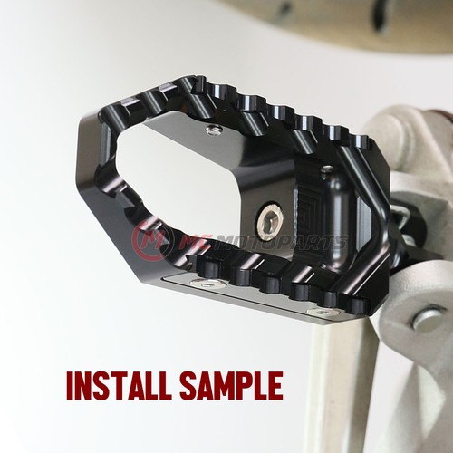 TRC Wide Touring CNC Rider Foot Pegs For Honda CB500X 2013-2022 - Picture 4 of 15