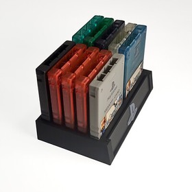 Sony PlayStation 1 PSone Memory Card Display Tray Storage Accessory PS1 Gamer