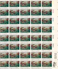 Scott #1563...10 Cent.. Lexington & Concord... Sheet of  40 