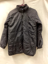 L.L. Kids by L.L. Bean Full Zip Puffer Jacket Thermolite Size Large/14-16 Black
