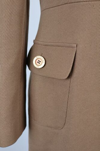 MOSCHINO JEANS CAPPOTTO LANA WOOL DONNA TG. 42 COAT WOMAN ITALY VINTAGE - Photo 4 sur 10