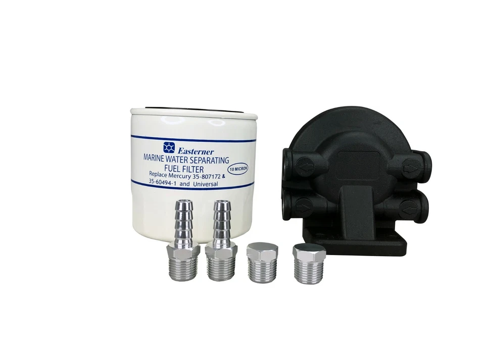 Kit separador de agua filtro de combustible giratorio para barco marino Pactrade tipo mercurio Foto 3 de 4