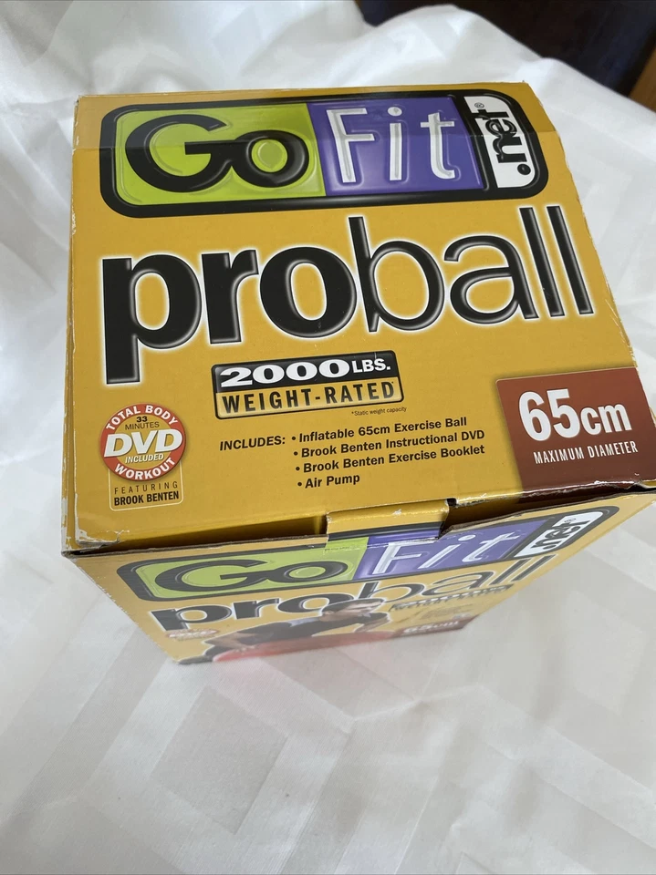 Pelota GoFit Pro 2000 lb. Bola de estabilidad de núcleo de grado profesional Foto 3 de 4