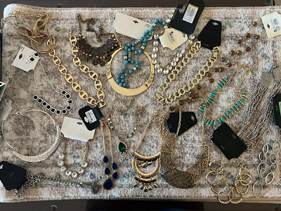 HUGE RANDOM LOT ONE POUND OF FASHION STATEMENT NECKLACES TARGET AND KMART BRANDS