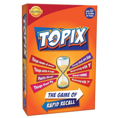 Cheatwell Topix Rapid Recall Family Board Game for 2 Players Ages 12+ and Up