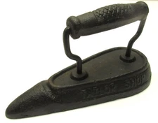Vintage/Antique Cast Iron Tailor Shop Cluffs Collar Sleeve Sad Iron