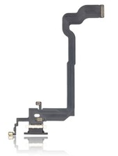 Charging Port Flex Cable For Apple iPhone X - Space Grey Aftermarket Quality 
