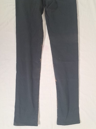 Calvin Klein Damenjeans kupfergebleicht schwarz braun goldfarben vorne Größe 4 W28 L31 - Bild 6 von 21