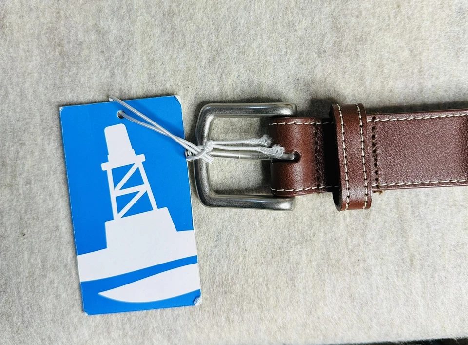 REEL POINT SHELTER ISLAND Oak Hill Country Club Member Belt Turq 32 Nwt Rare! - Изображение 3 из 4